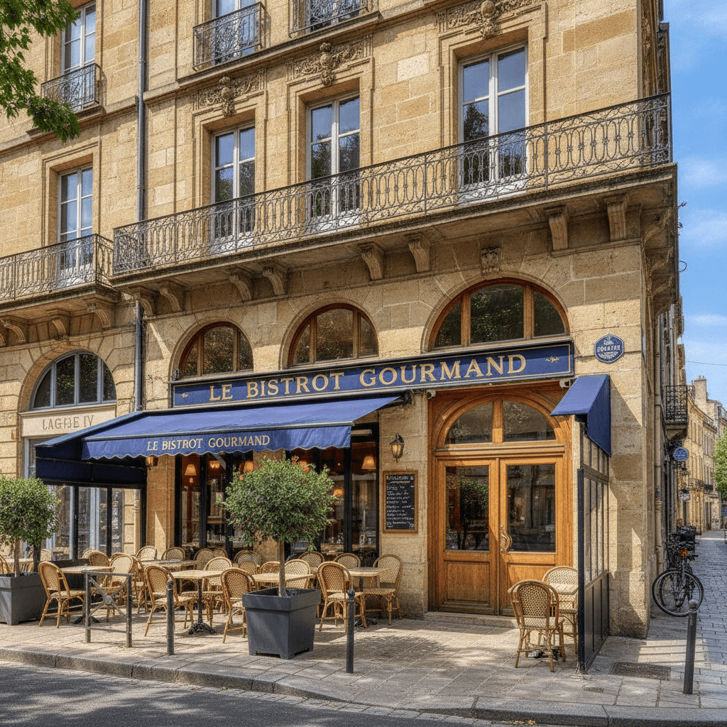 Restaurant 137m² à Bordeaux : terrasse - licence IV