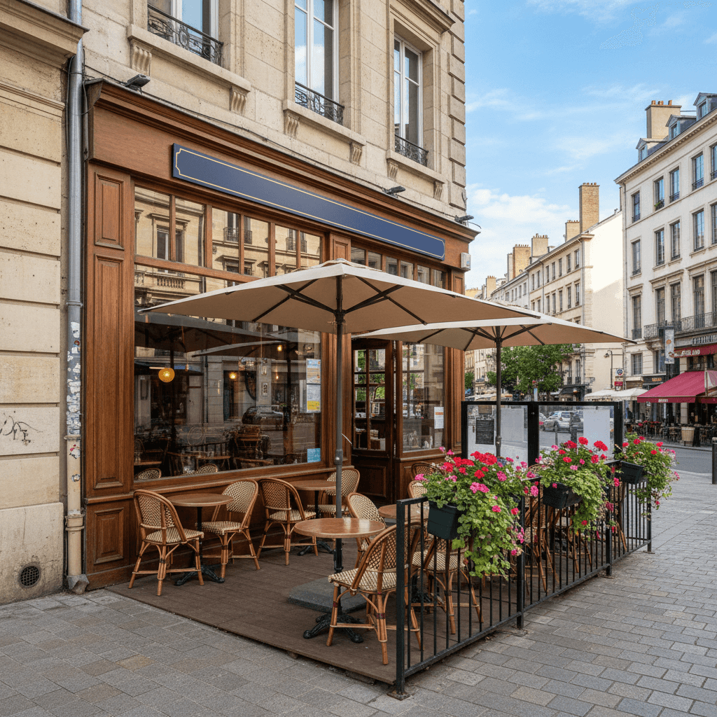 Fast-food 40m² à Lyon : extraction