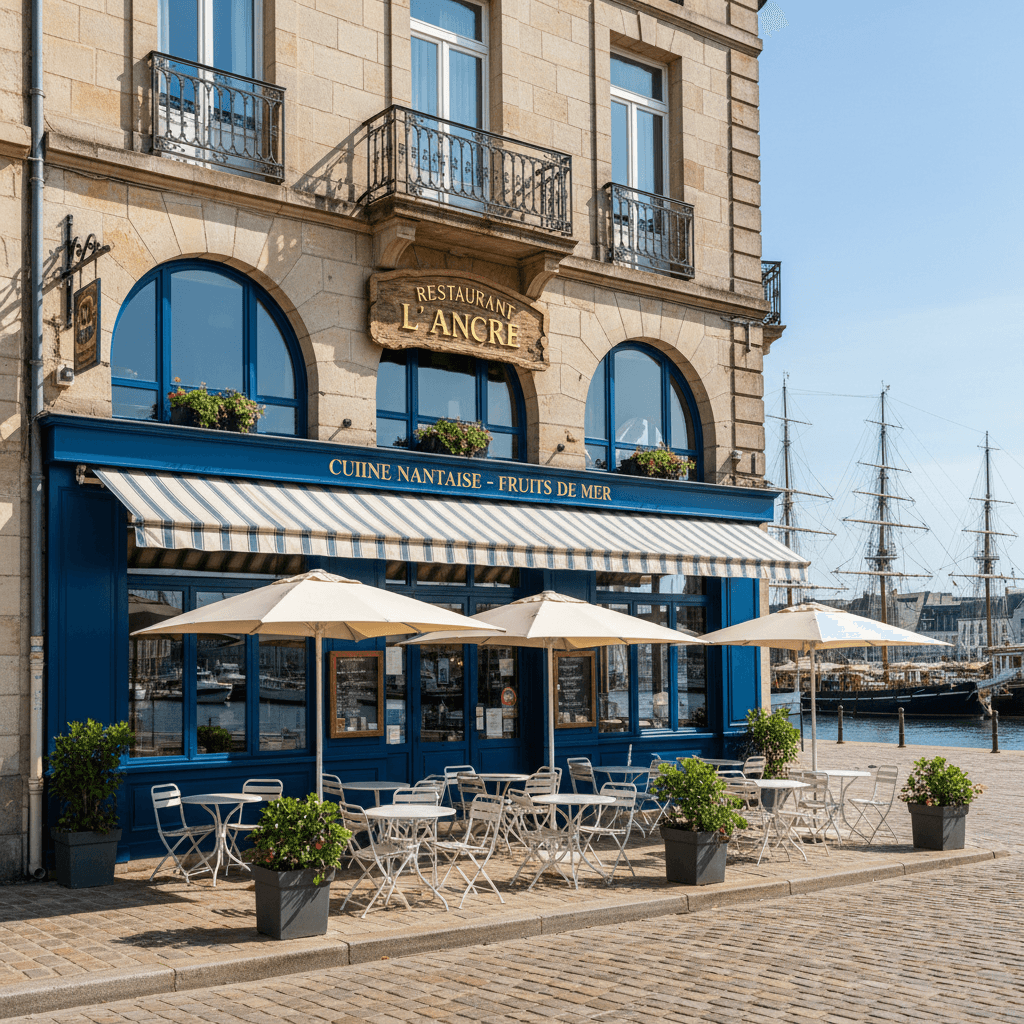 Restaurant à Nantes : terrasse - extraction