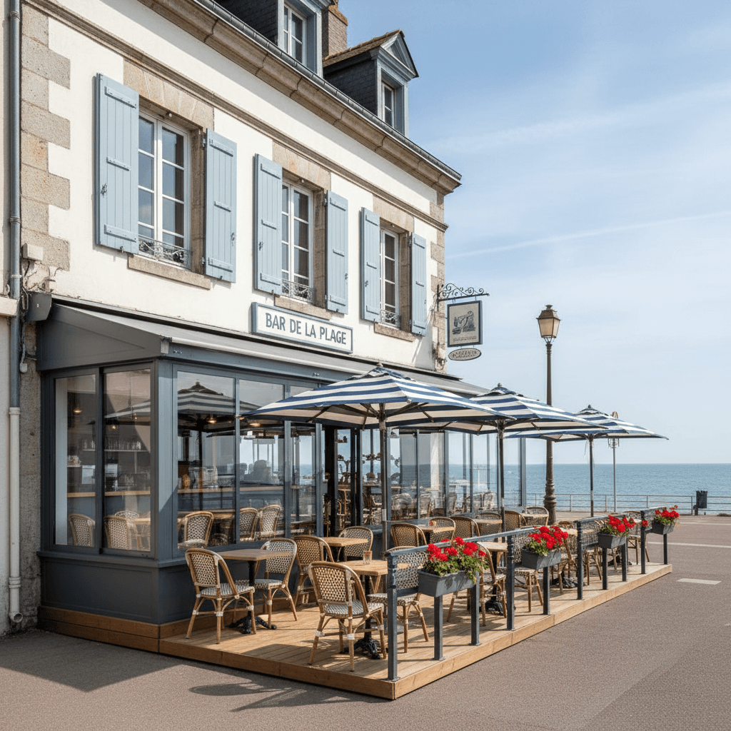 Bar-brasserie à Nantes : terrasse - licence IV