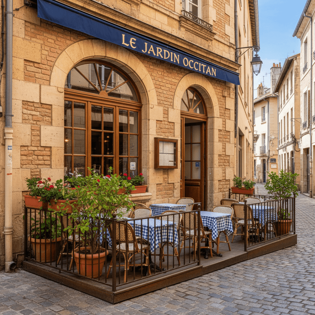 Restaurant 214m² à Toulouse : terrasse - licence IV