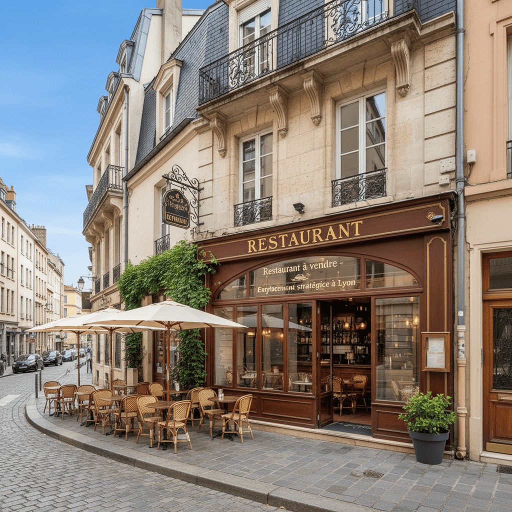 Restaurant 145m² à Lyon : terrasse - licence IV