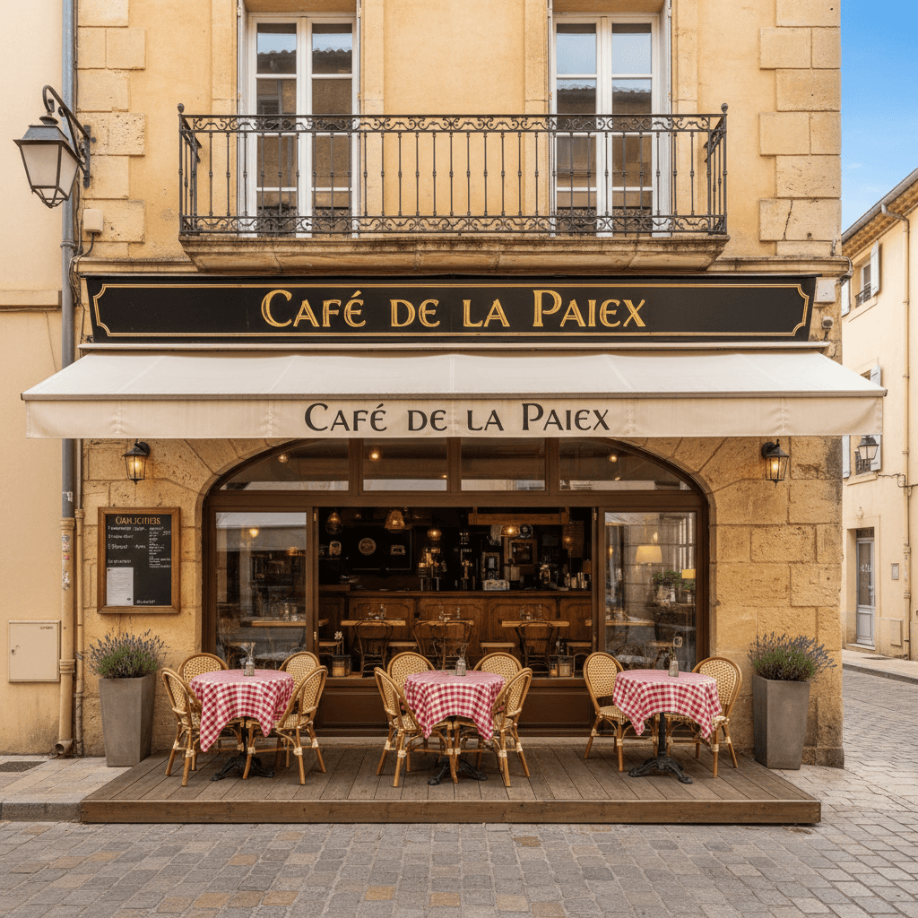 Bar-brasserie 40m² à Aix-En-Provence : terrasse - licence IV
