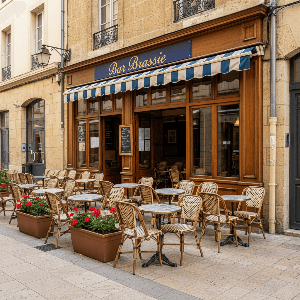 Bar-brasserie 80m² à Montpellier : terrasse - licence IV