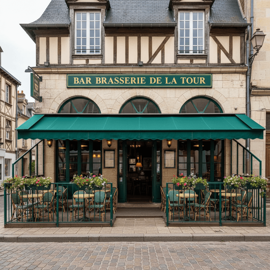 Bar-brasserie 120m² à Rouen : terrasse - licence IV