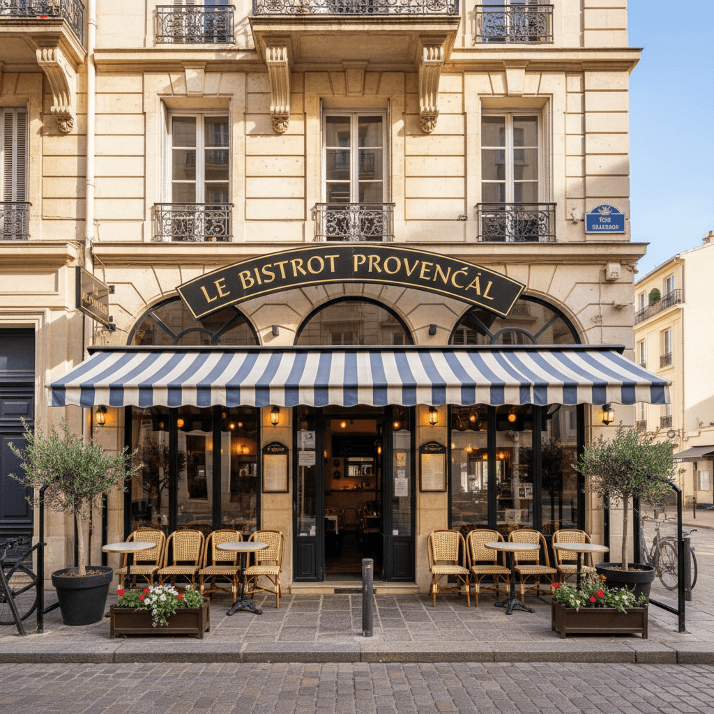 Restaurant à Marseille : terrasse - licence IV