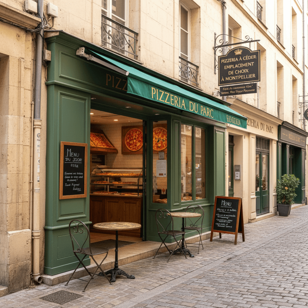 Fast-food 45m² à Montpellier : terrasse