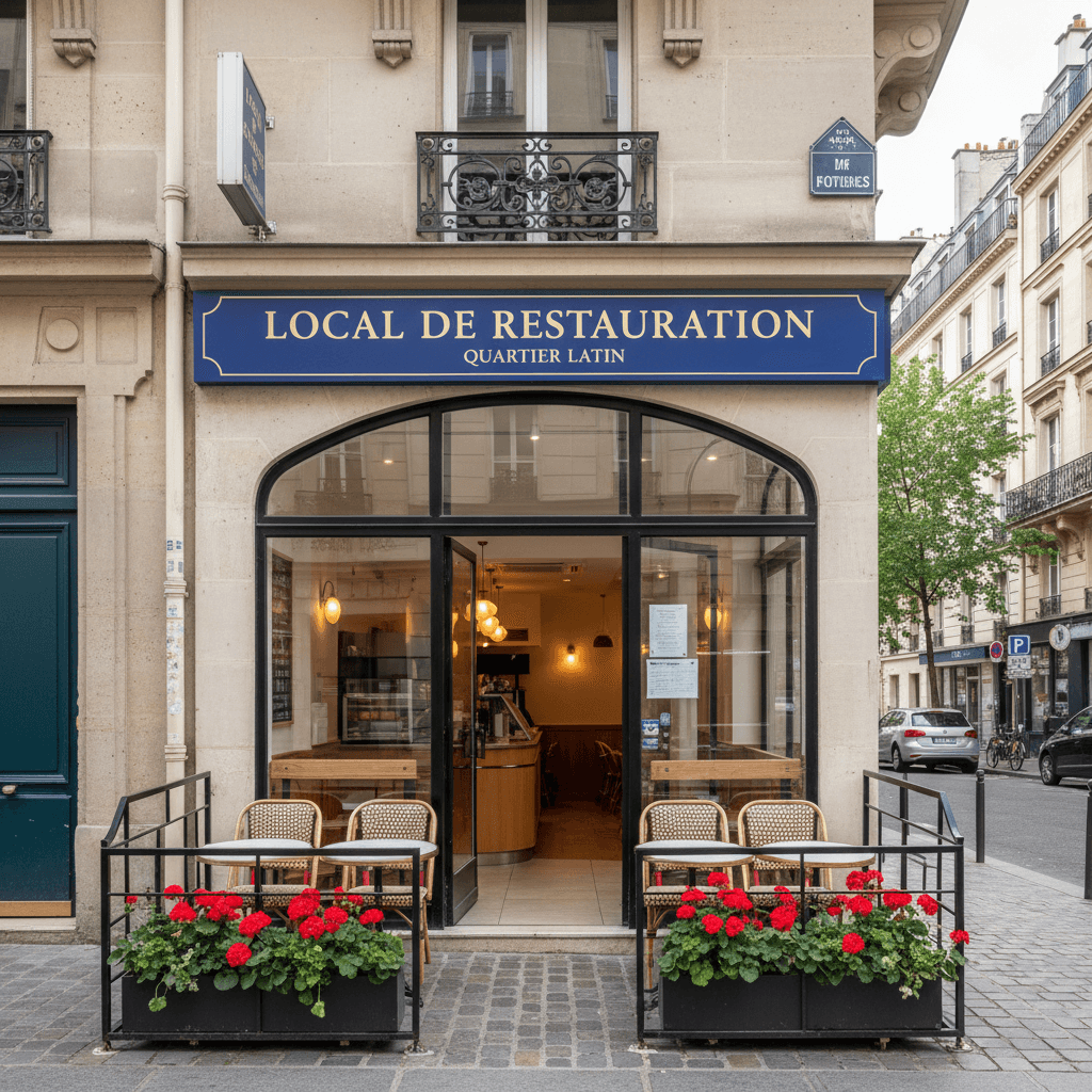 Local de Restauration au Cœur du Quartier Latin