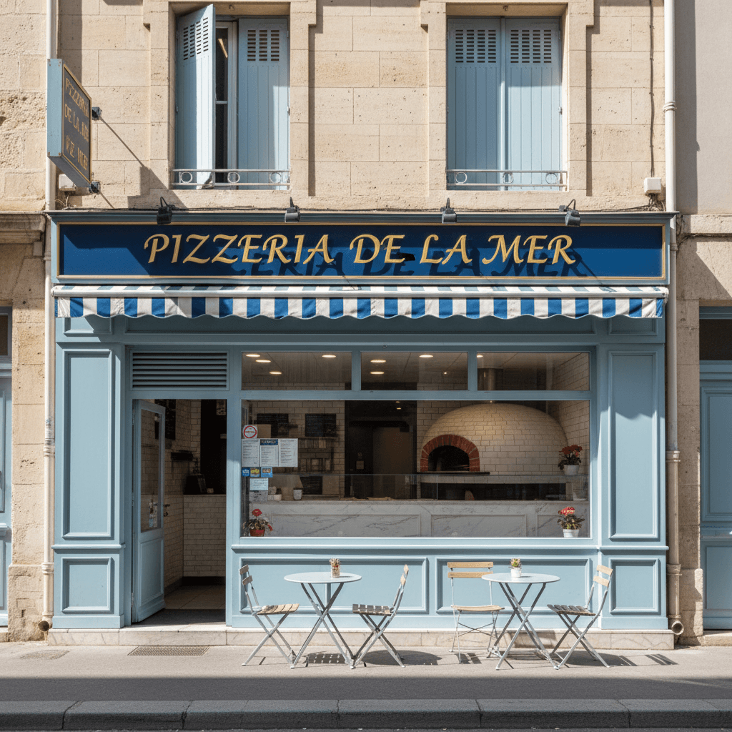Fast-food 33m² à Marseille : terrasse - licence IV