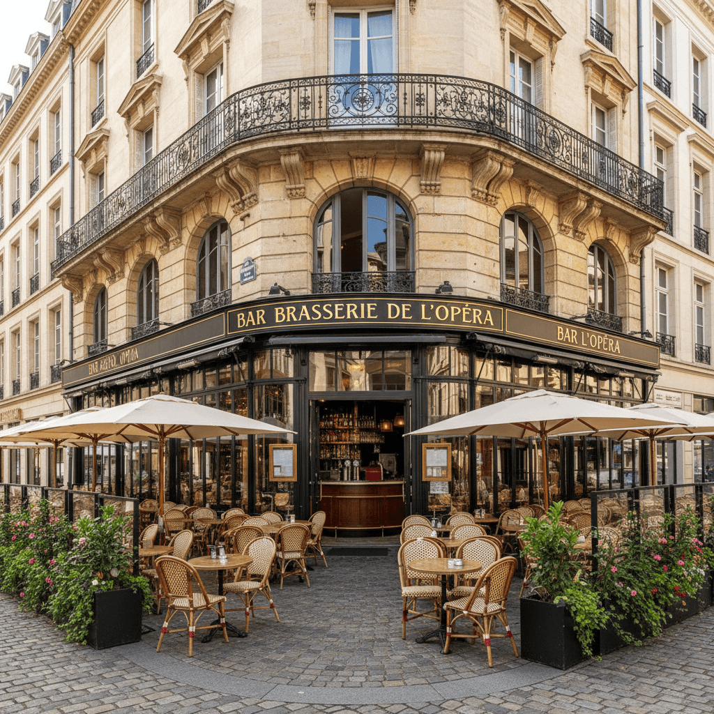 Bar-brasserie 90m² à Lille : terrasse - licence IV