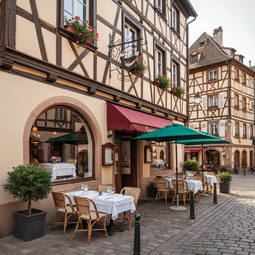 Restaurant 185m² à Strasbourg : terrasse - licence IV