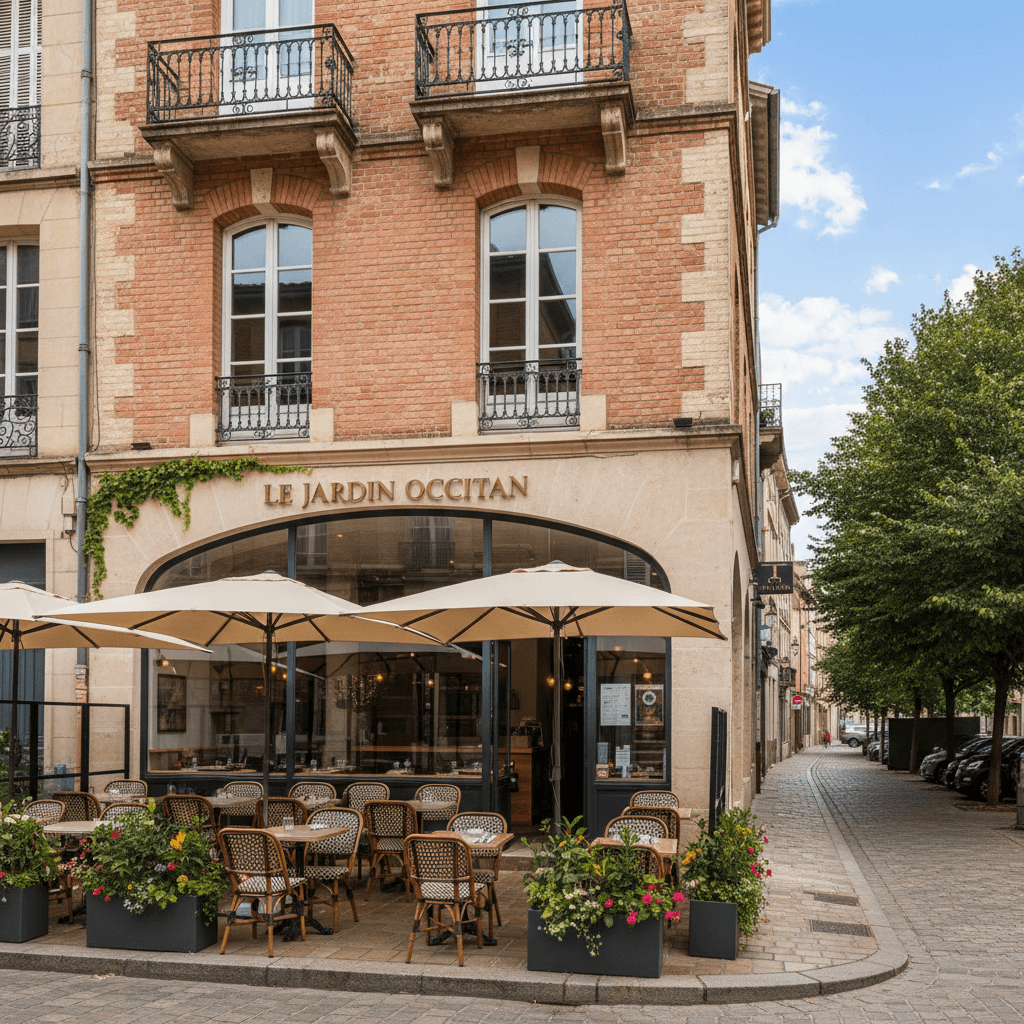 Restaurant à Toulouse : terrasse - extraction