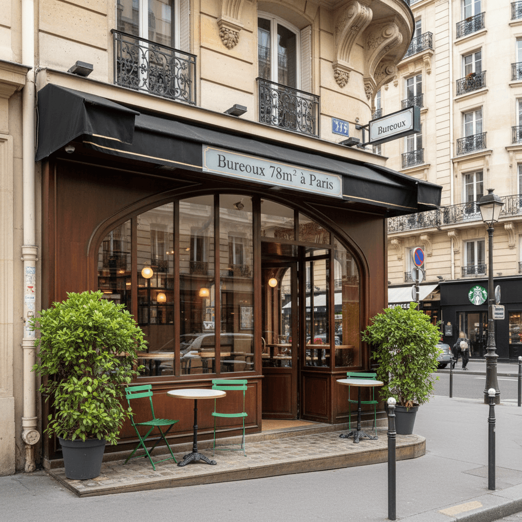 Bureaux 78m² à Paris