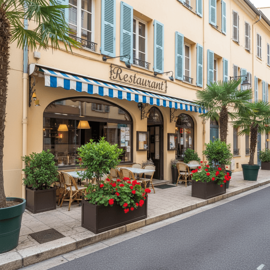 Restaurant 100m² à Nice : terrasse - licence IV