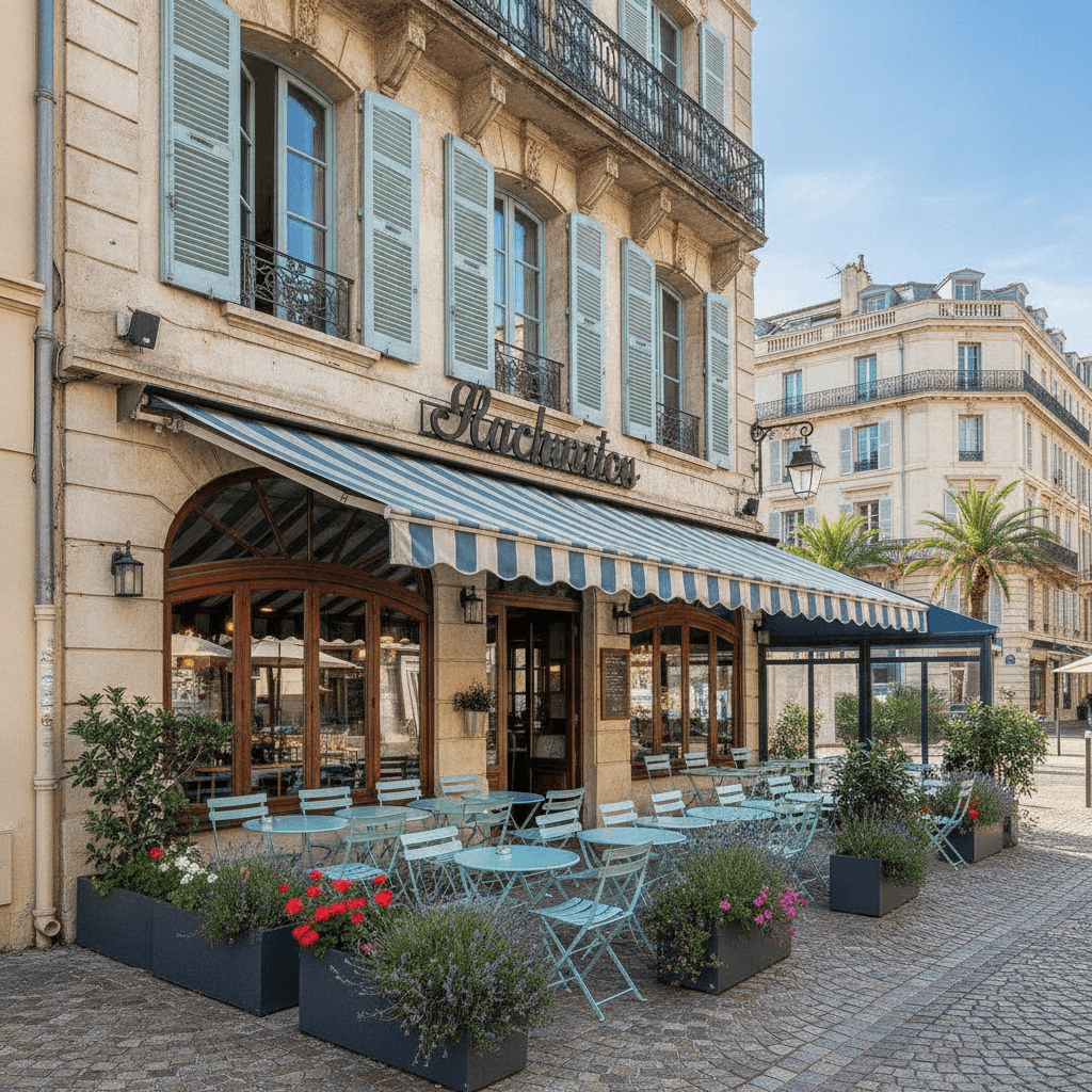 Restaurant 27m² à Toulon : terrasse - licence IV