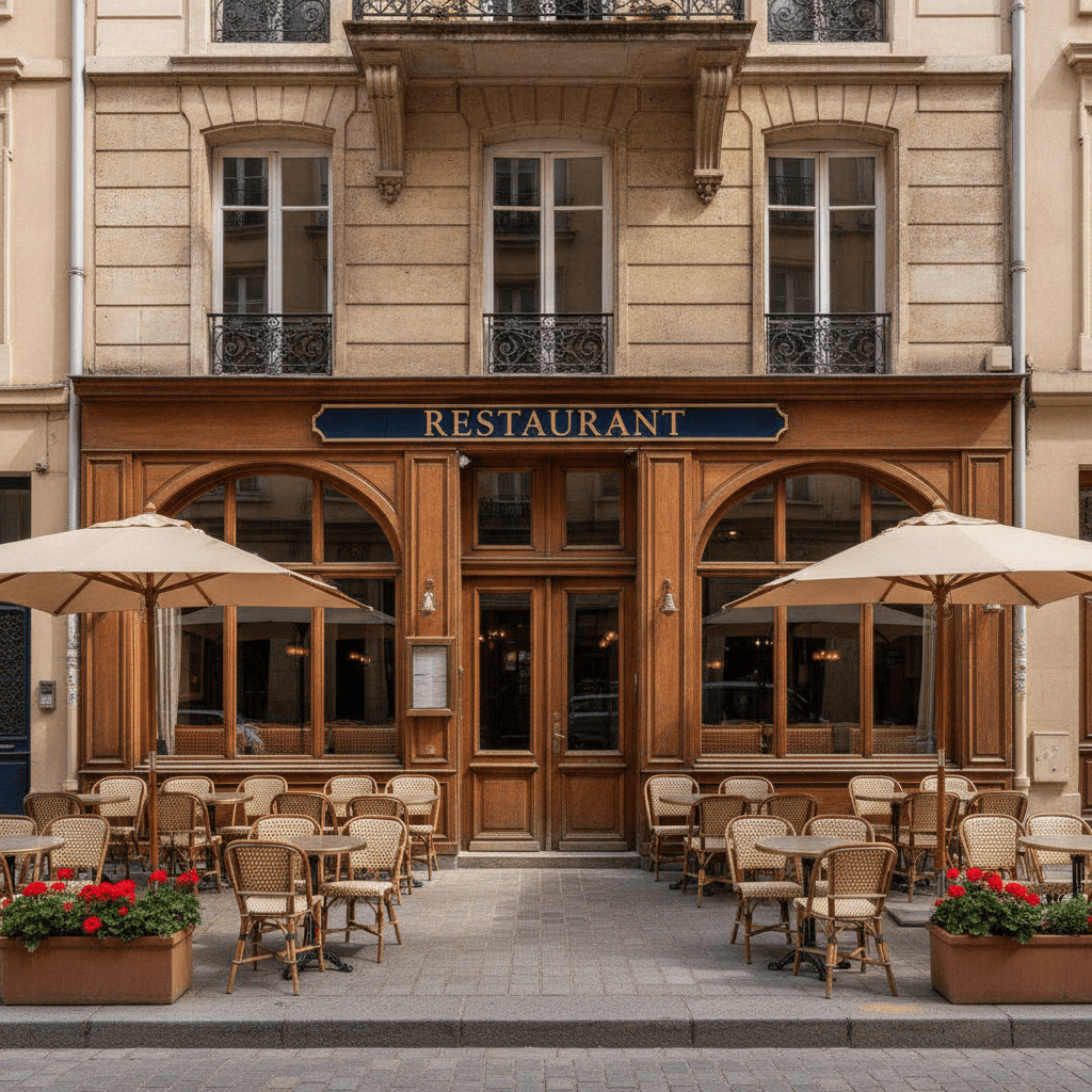 Restaurant 150m² à Lyon : terrasse - licence IV