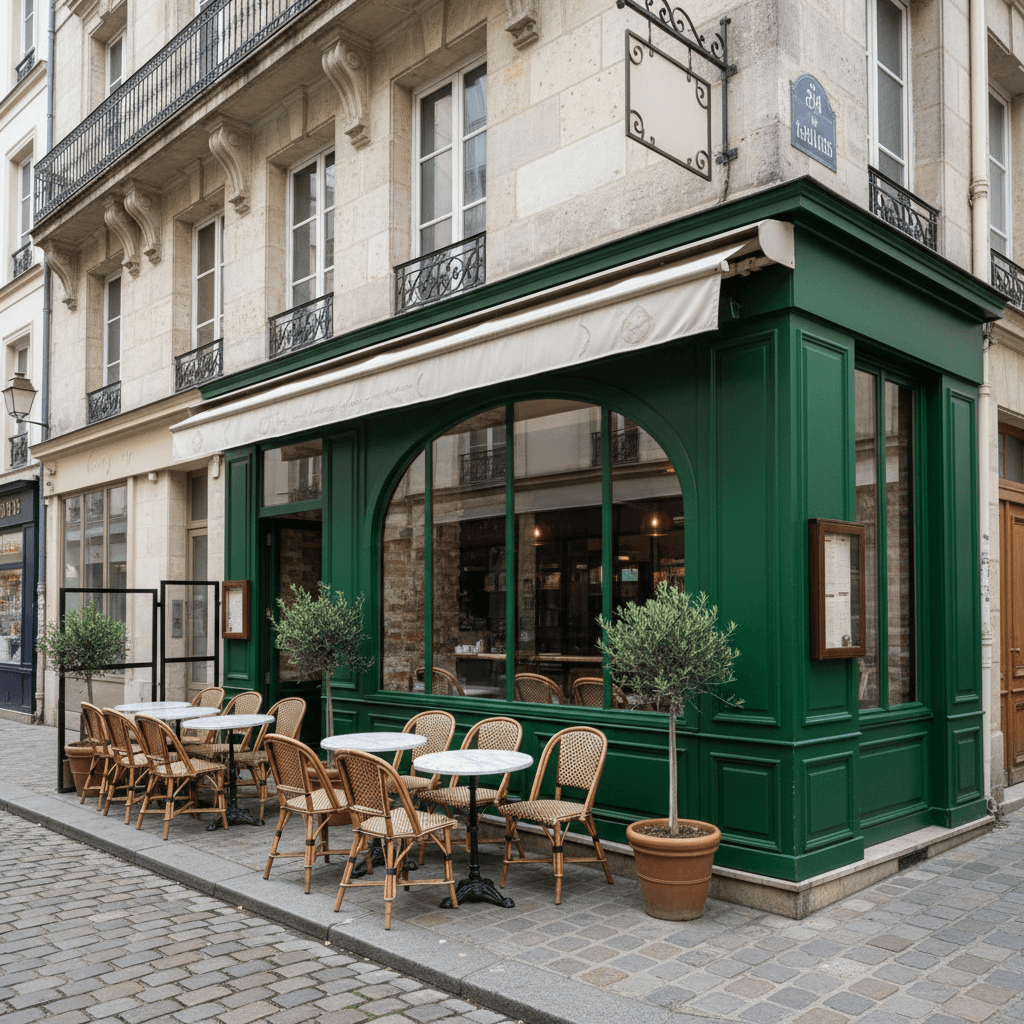 Restaurant 54m² à Nantes : terrasse