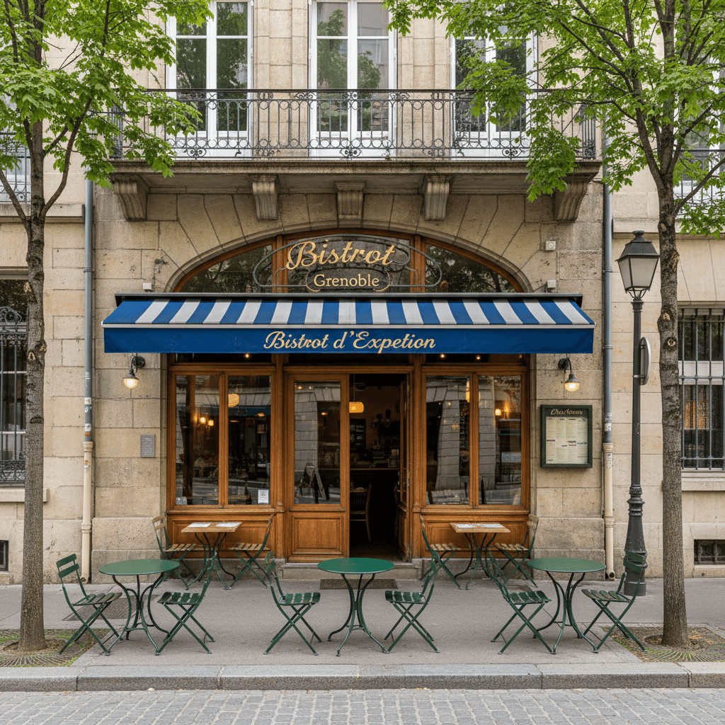 Restaurant à Grenoble : terrasse - licence IV