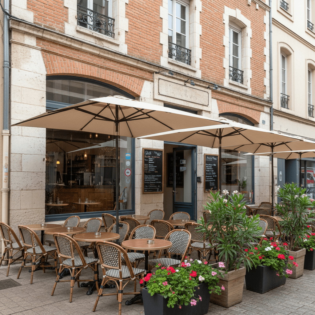 Bar-brasserie à Toulouse : terrasse - licence IV