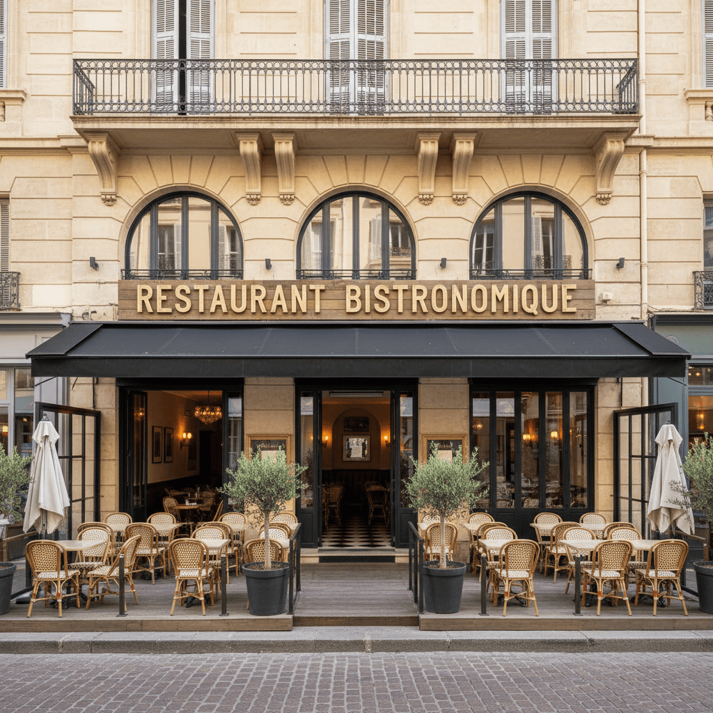 Restaurant 170m² à Nice : terrasse - extraction