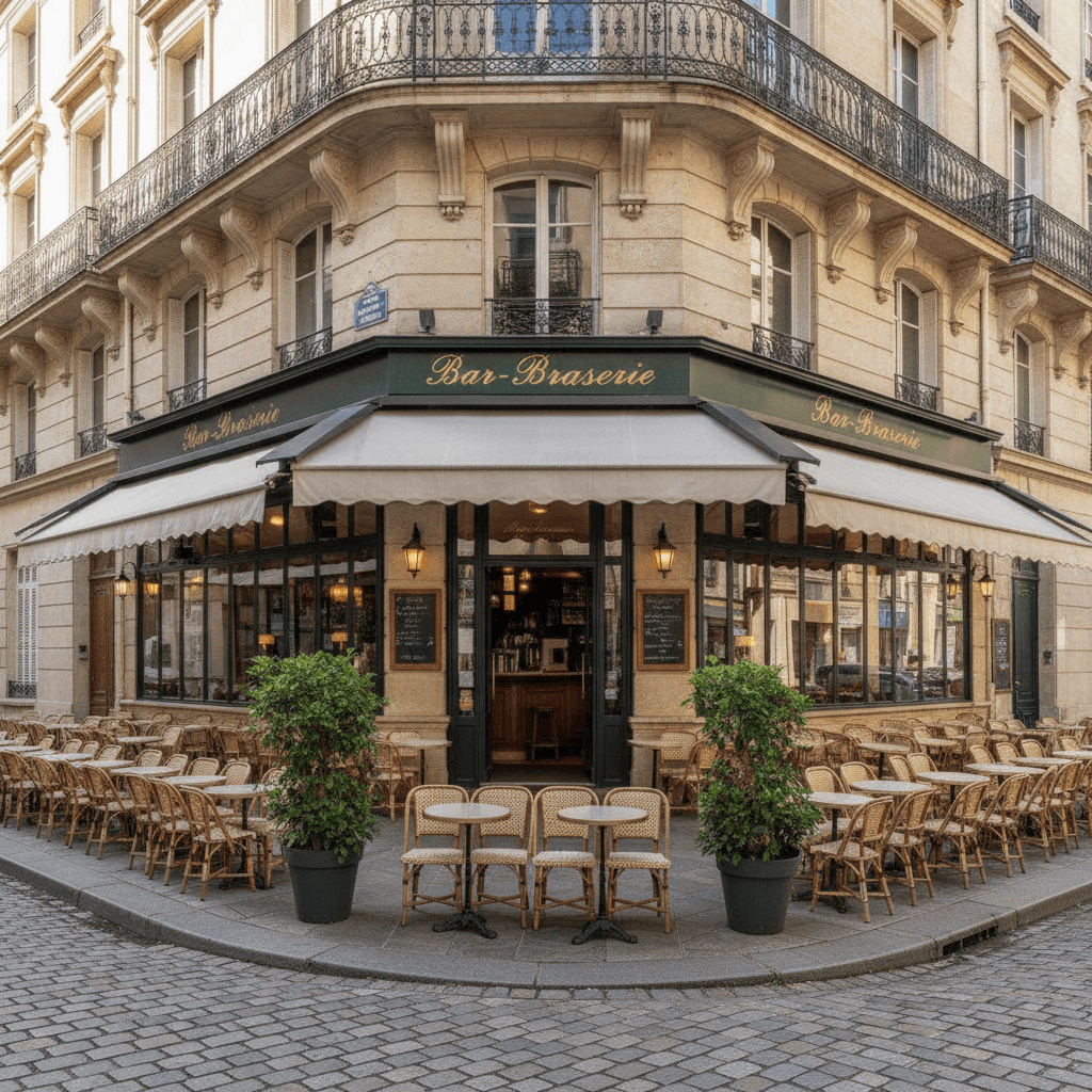 Bar-brasserie 115m² à Le Havre : terrasse - licence IV