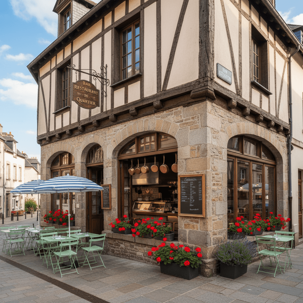 Restaurant à Rennes : terrasse