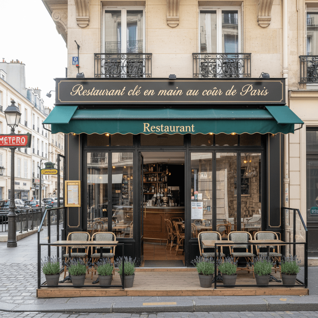 Restaurant clé en main au cœur de Paris