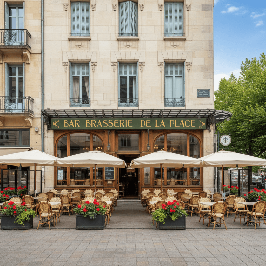 Bar-brasserie à Grenoble : terrasse - licence IV