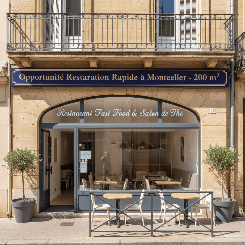 Opportunité Restauration Rapide à Montpellier - 200 m²
