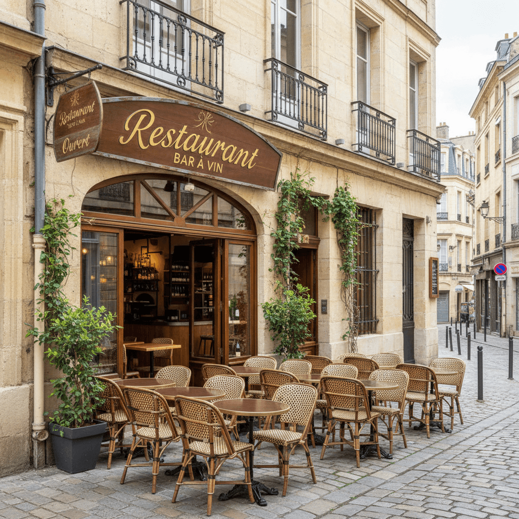 Restaurant 100m² à Bordeaux : terrasse - licence IV