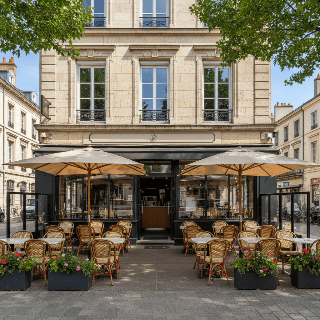 Restaurant 93m² à Dijon : extraction - cuisine équipée