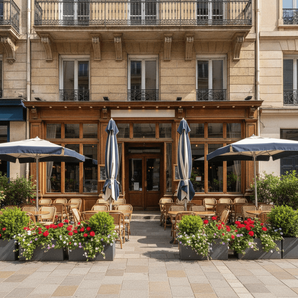 Bar-brasserie 85m² à Lyon : terrasse - licence IV