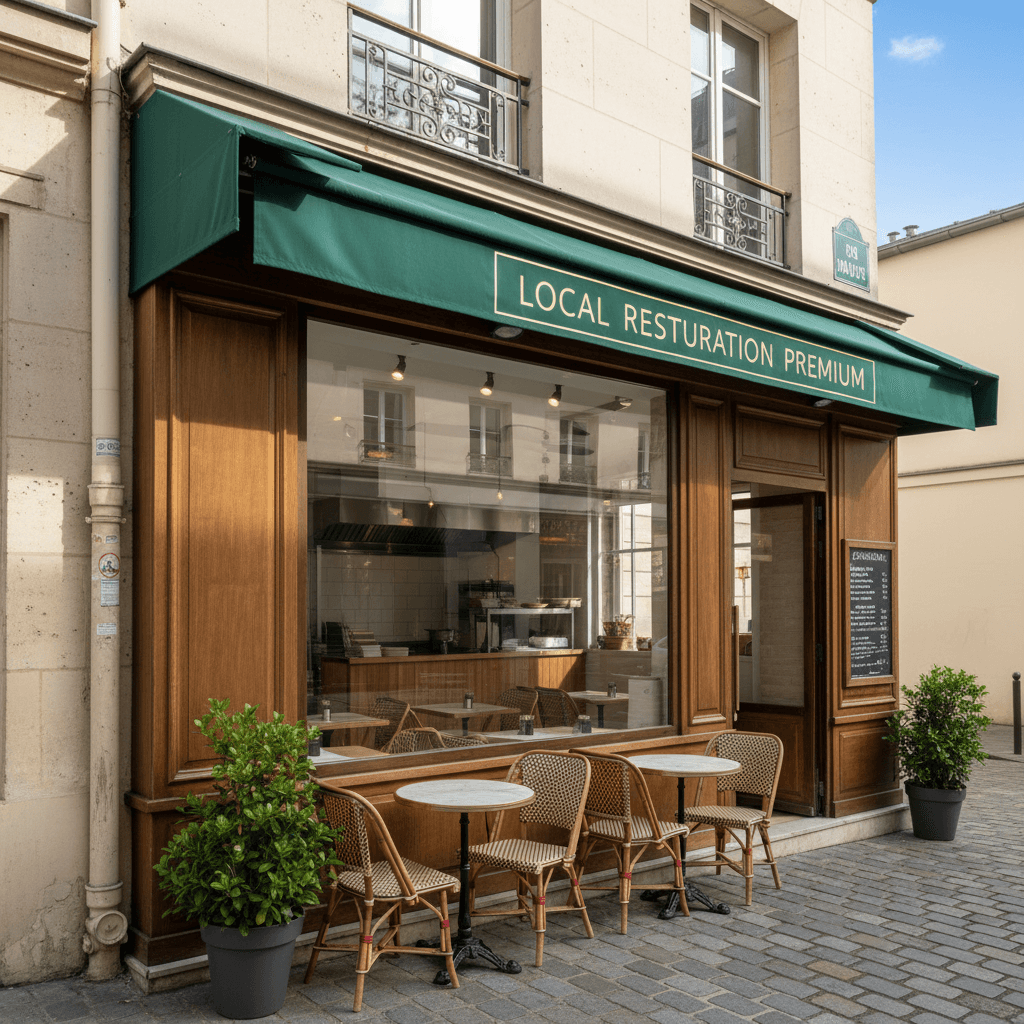 Local Restauration Premium à Paris - 84 m²