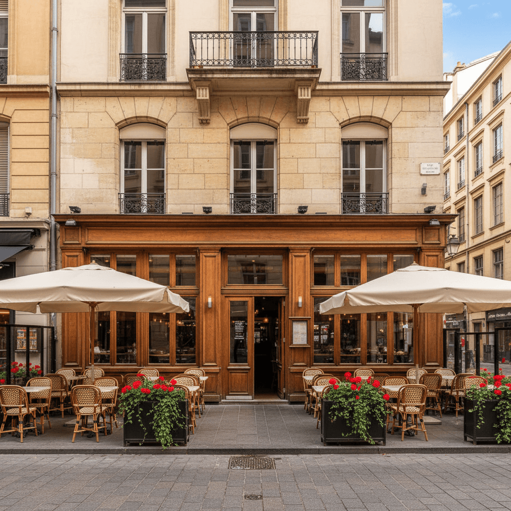 Bar-brasserie 150m² à Lyon : terrasse - licence IV