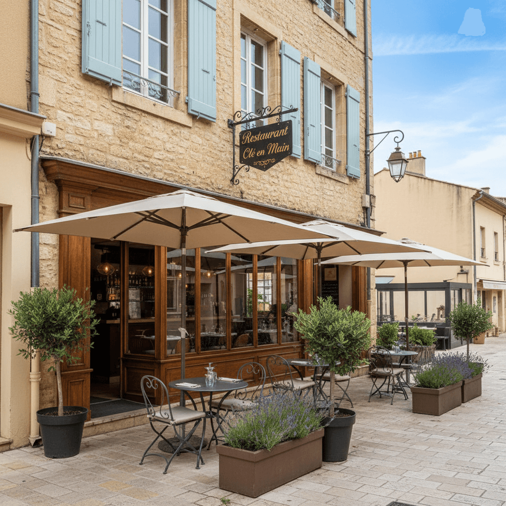 Restaurant 250m² à Aix-En-Provence : terrasse - licence IV