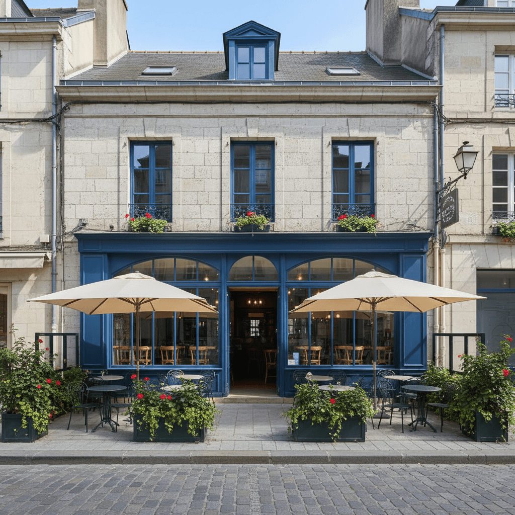 Bar-brasserie 90m² à Nantes : terrasse - licence IV