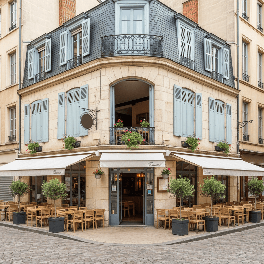 Restaurant à Lyon : terrasse