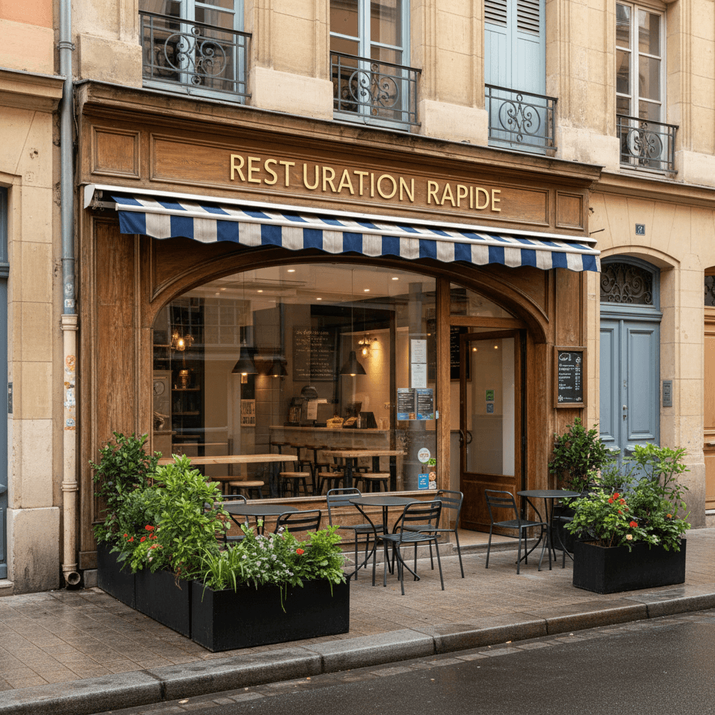 Fast-food 170m² à Lyon : licence IV - extraction