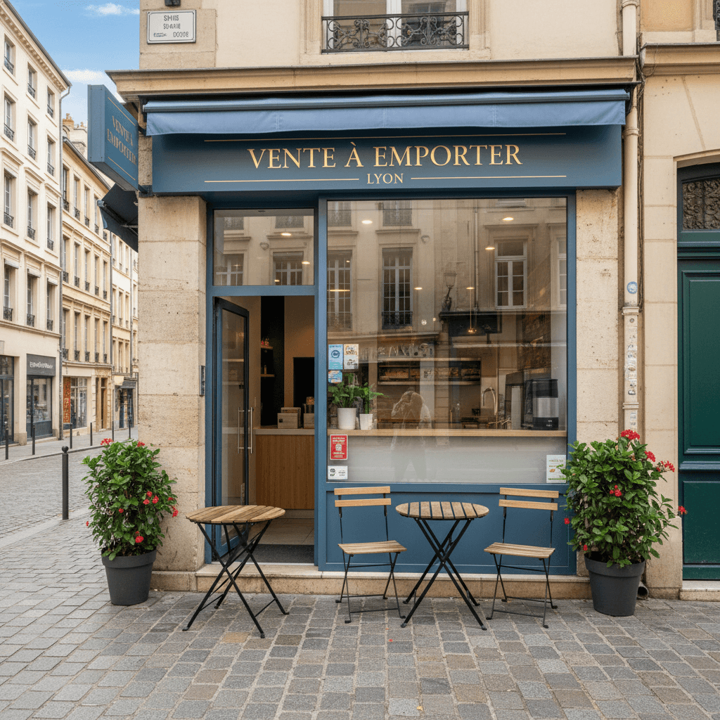 Fast-food 77m² à Lyon : cuisine équipée