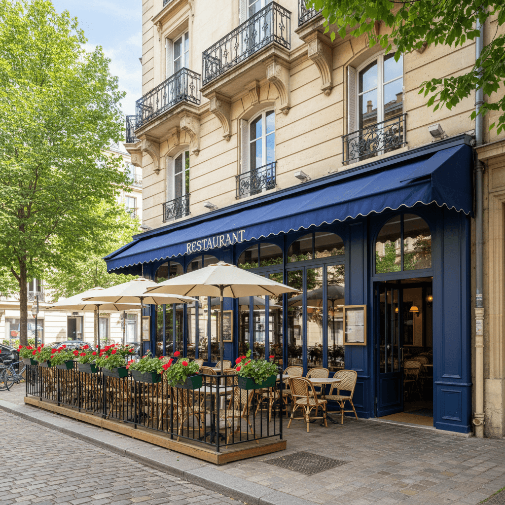 Restaurant à Lyon : terrasse