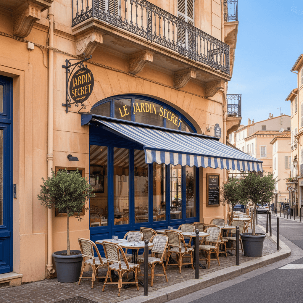 Restaurant 90m² à Nice : terrasse - licence IV