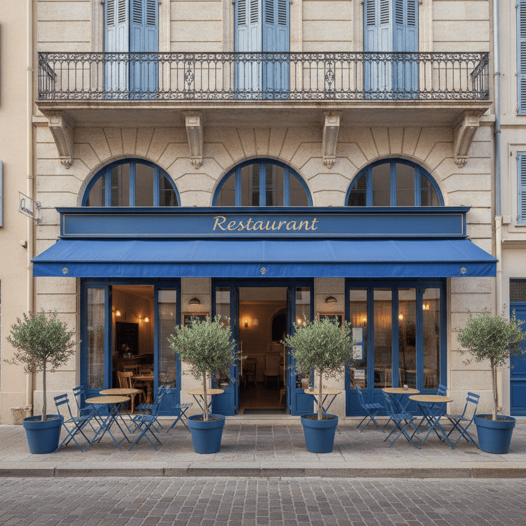Restaurant 70m² à Nice : terrasse - licence IV