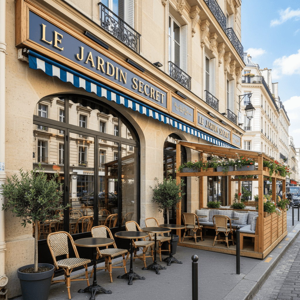 Restaurant clé en main à Paris - 85 m² avec terrasse