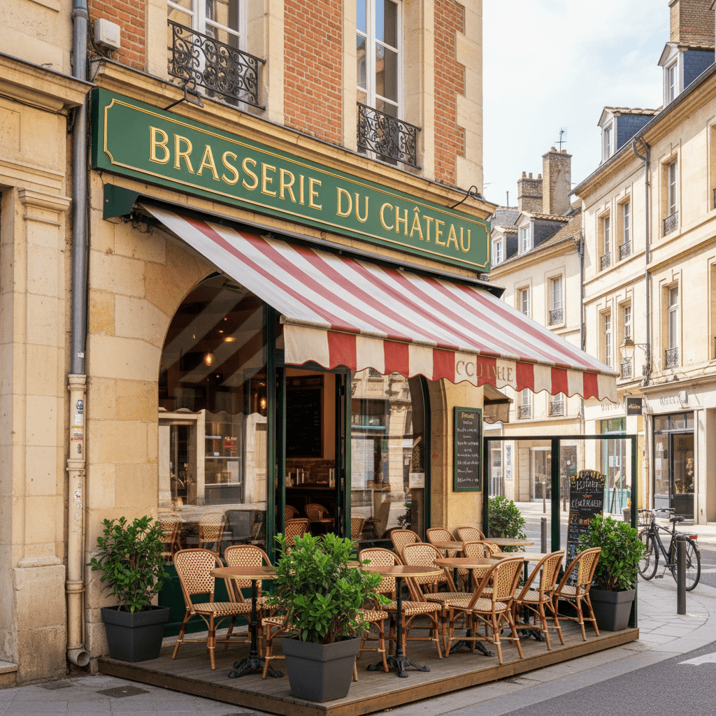 Bar-brasserie 74m² à Dijon : terrasse - licence IV