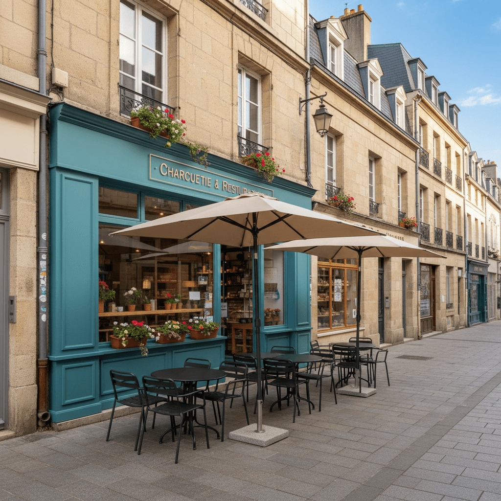 Snack 100m² à Nantes : terrasse