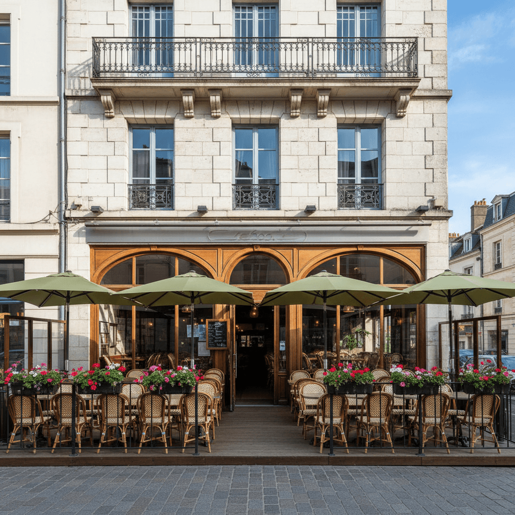 Bar-brasserie à Nantes : terrasse - licence IV