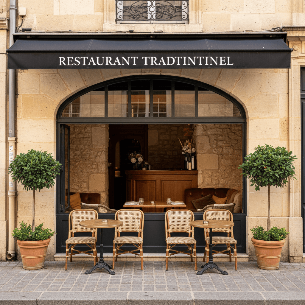 Restaurant 150m² à Bordeaux : terrasse - licence IV
