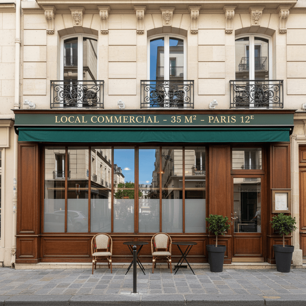 Local commercial de 35 m² à Paris - Opportunité rare