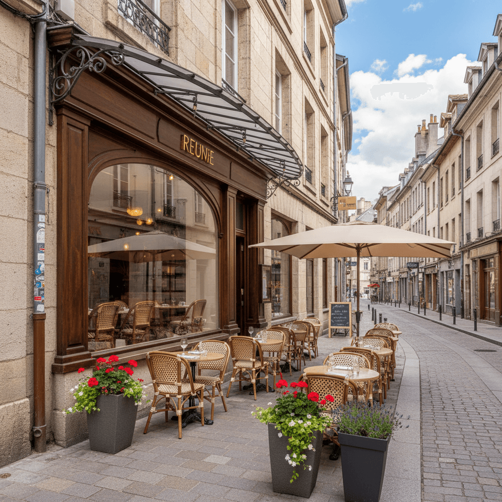 Restaurant 90m² à Grenoble : terrasse - extraction