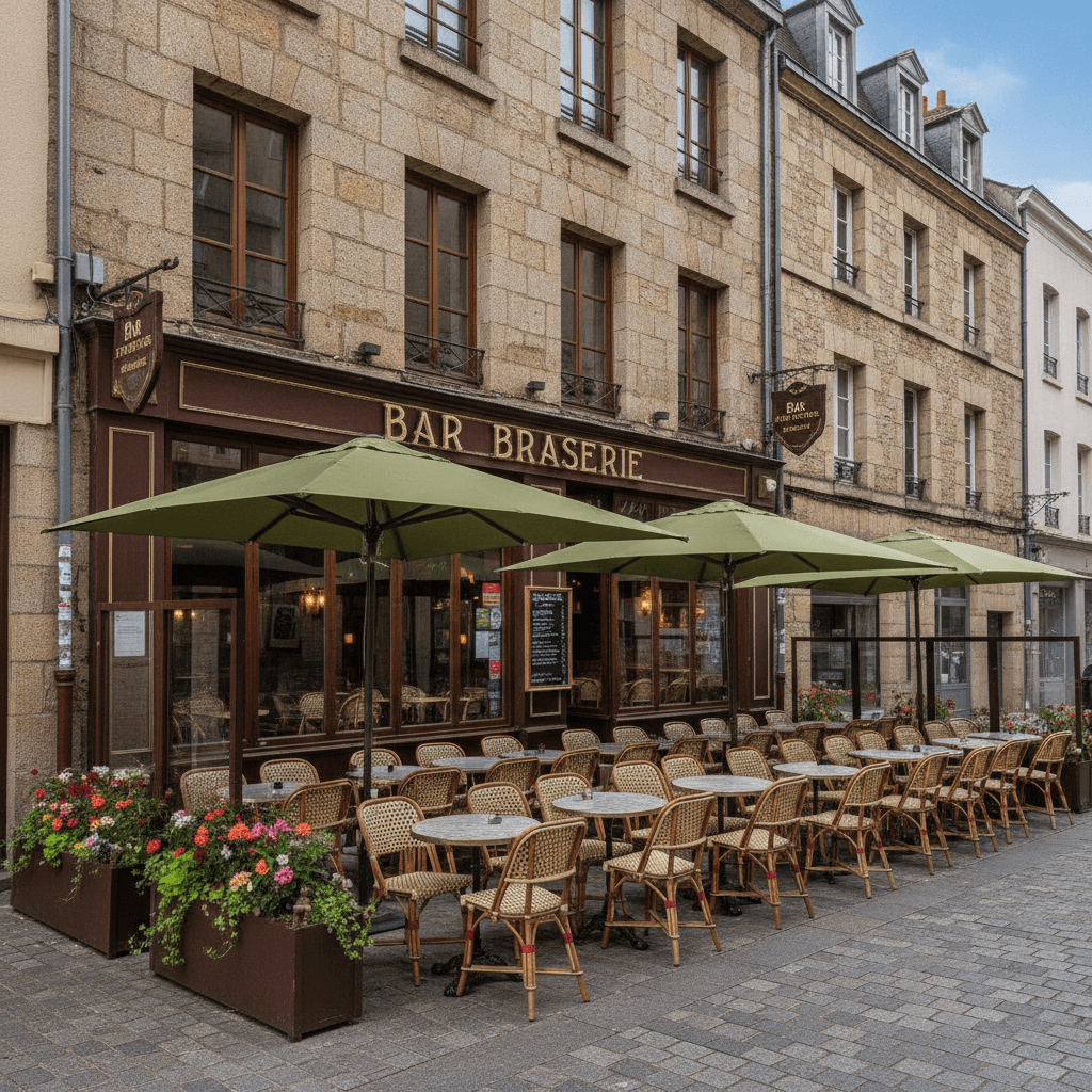 Bar-brasserie à Nantes : terrasse - licence IV